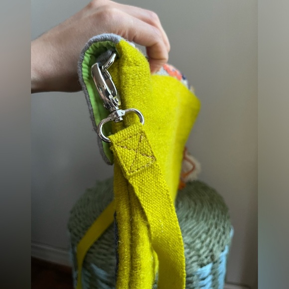 Beyond Threads - Buttercup Embroidered Wool Handbag - Picture 9 of 15